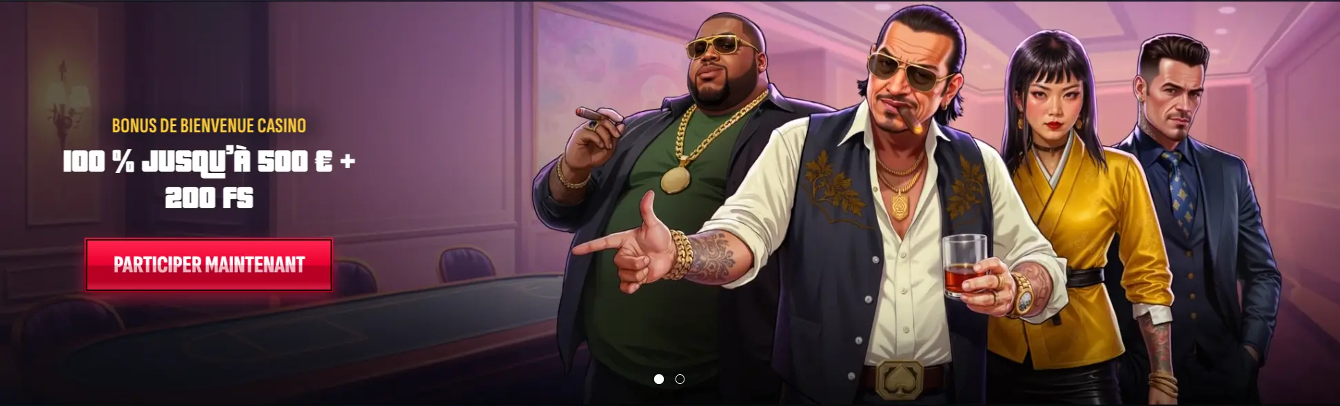 Mafia casino france banner.